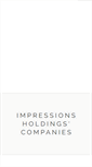 Mobile Screenshot of impressionsholdings.com